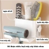 Giá treo máy sấy tóc dán tường nhà tắm - kệ đỡ có ngăn để đồ tiện lợi, 39.000đ 2