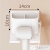 Giá treo máy sấy tóc dán tường nhà tắm - kệ đỡ có ngăn để đồ tiện lợi, 39.000đ 3