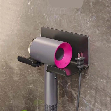 Giá treo máy sấy tóc dán tường nhà tắm - kệ đỡ có ngăn để đồ tiện lợi, 39.000đ 6 Giá treo máy sấy tóc dán tường nhà tắm - kệ đỡ có ngăn để đồ tiện lợi, 39.000đ 6
