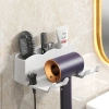 Giá treo máy sấy tóc dán tường nhà tắm - kệ đỡ có ngăn để đồ tiện lợi, 39.000đ 9