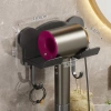 Giá treo máy sấy tóc dán tường nhà tắm - kệ đỡ có ngăn để đồ tiện lợi, 39.000đ 10