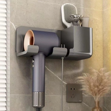 Giá Treo Máy Sấy Tóc Dán Tường Phòng Tắm - Kệ Tiện Lợi, Giá Ưu Đãi 38.000 VND 5