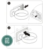 Giá treo máy sấy tóc dán tường siêu chắc, tiện dụng cho phòng tắm 109k 7