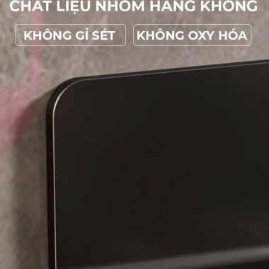 Giá treo máy sấy tóc Enomax dán tường nhôm hàng không chống gỉ sét, bảo hành 10 năm - 92.000₫