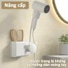 Giá Treo Máy Sấy Tóc Gắn Tường ABS Đa Năng và Kệ Dán Tường Ngăn Đựng Đồ Tiện Lợi 10