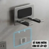 Giá treo máy sấy tóc InnoHome nhôm hàng không chống han gỉ - Không khoan, treo đa dạng 3