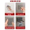 Giá treo máy sấy tóc InnoHome nhôm hàng không chống han gỉ - Không khoan, treo đa dạng 8