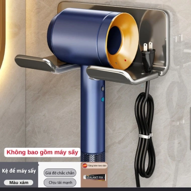 Giá treo máy sấy tóc Lily's Decor nhôm - Dán tường không khoan, 60.200 VND 10 Giá treo máy sấy tóc Lily's Decor nhôm - Dán tường không khoan, 60.200 VND 10