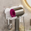 Giá treo máy sấy tóc nhà tắm kệ ngăn đồ, móc treo, tặng dán, chỉ 39.000 10