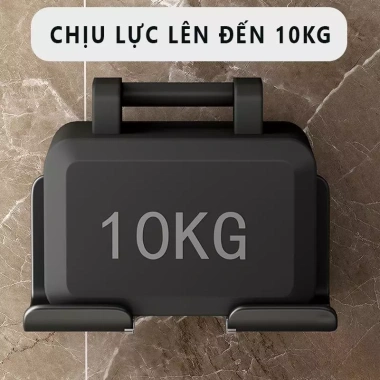 Giá Treo Máy Sấy Tóc Nhôm Sơn Tĩnh Điện Không Khoan Kệ Nhà Tắm Đa Năng Giá 48k