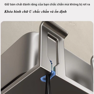 Giá treo máy sấy tóc QINGTING đa năng dán tường không cần khoang - 235.000₫