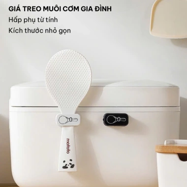 Giá treo muôi cơm nhà niêu NA93 kẹp nam châm đa năng, treo dây điện, chỉ 29.400₫