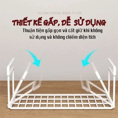 Giá treo tủ giày cố định – Tiết kiệm không gian, móc treo gập gọn, chỉ 111.420₫