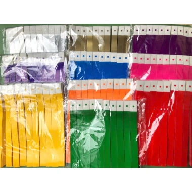 Giảm 10% Combo 100 vòng tay giấy khó rách, dùng cho sự kiện và khu vui chơi, giá 35.000₫ 4