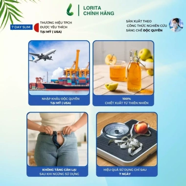 Giảm Cân 7 Day Slim Nhập Khẩu Mỹ – Cơ Địa Khó, Đã Dùng Nhiều Loại Không Giảm