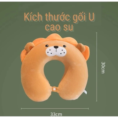 Giảm giá Gối chữ U kê cổ caosu non nhập khẩu – chống đau vai gáy, thích hợp du lịch 35.000đ