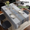 Giảm Giá Khăn Trải Bàn PVC Chống Thấm, Ngăn Nấm Mốc, Không Bám Bẩn - 4-10 Chỗ