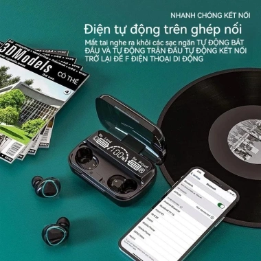 Giảm Giá Tai Nghe Bluetooth M10 Pro - Âm Thanh To Rõ, Pin Trâu, LED, Chống Nước 3 Giảm Giá Tai Nghe Bluetooth M10 Pro - Âm Thanh To Rõ, Pin Trâu, LED, Chống Nước 3