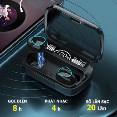 Giảm Giá Tai Nghe Bluetooth M10 Pro - Âm Thanh To Rõ, Pin Trâu, LED, Chống Nước