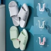 Giảm giá thanh lý móc treo tường phòng tắm không đục lỗ - Đế dép đơn giản, giá đỡ giày gọn gàng chỉ 5.611₫