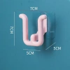 Giảm giá thanh lý móc treo tường phòng tắm không đục lỗ - Đế dép đơn giản, giá đỡ giày gọn gàng chỉ 5.611₫ 8