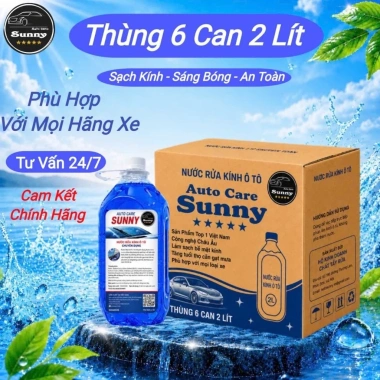 Giảm Giá Thùng 6 Can 2L Nước Rửa Kính Lái Ô Tô Sunny Clear - Tầm Nhìn Sáng Rõ, An Toàn, Chỉ 62.500 VND 2 Giảm Giá Thùng 6 Can 2L Nước Rửa Kính Lái Ô Tô Sunny Clear - Tầm Nhìn Sáng Rõ, An Toàn, Chỉ 62.500 VND 2