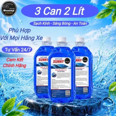Giảm Giá Thùng 6 Can 2L Nước Rửa Kính Lái Ô Tô Sunny Clear - Tầm Nhìn Sáng Rõ, An Toàn, Chỉ 62.500 VND 10 Giảm Giá Thùng 6 Can 2L Nước Rửa Kính Lái Ô Tô Sunny Clear - Tầm Nhìn Sáng Rõ, An Toàn, Chỉ 62.500 VND 10