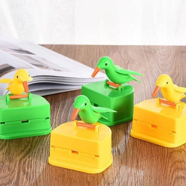 Giao hàng tận nơi Hộp đựng tăm chim bật lên vui nhộn 80 chiếc tăm chỉ 47k