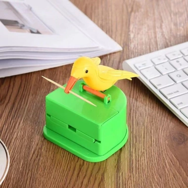Giao hàng tận nơi Hộp đựng tăm chim bật lên vui nhộn 80 chiếc tăm chỉ 47k