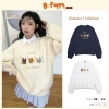 [GIAO NGAY] Áo Sweater BOPEPPY Nỉ Mèo Tinh Nghịch BP43 Lông Cáo Mềm Mịn - 85k