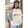 [GIAO NGAY] Áo Sweater BOPEPPY Nỉ Mèo Tinh Nghịch BP43 Lông Cáo Mềm Mịn - 85k 2