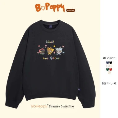 [GIAO NGAY] Áo Sweater BOPEPPY Nỉ Mèo Tinh Nghịch BP43 Lông Cáo Mềm Mịn - 85k 9
