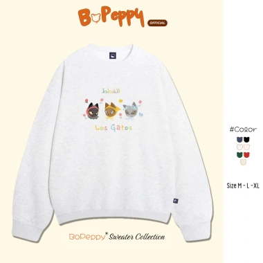 [GIAO NGAY] Áo Sweater BOPEPPY Nỉ Mèo Tinh Nghịch BP43 Lông Cáo Mềm Mịn - 85k 10