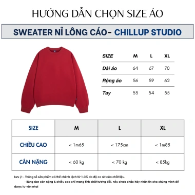 Giao ngay Áo Sweater Couple Nỉ CHILLUP STUDIO TC430 – Thỏ Cáo Cao Cấp Unisex, Lông Cáo Dày Dặn, Thiết Kế 2.026 8 Giao ngay Áo Sweater Couple Nỉ CHILLUP STUDIO TC430 – Thỏ Cáo Cao Cấp Unisex, Lông Cáo Dày Dặn, Thiết Kế 2.026 8