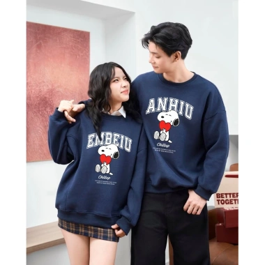 Giao Ngay Áo Sweater Couple Nỉ Chillup Studio Unisex Lông Cáo Dày Dặn – Áo Đôi Snoop TC248 Cao Cấp Đón Tết 2.026 Giá 149k