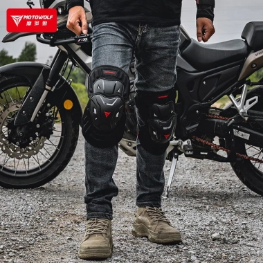 Giáp bảo vệ đầu gối Motowolf MDL1.029B chính hãng: Bảo vệ thoải mái, giá 425k