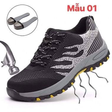 Giày Bảo Hộ Lao Động Chống Đinh Thể Thao Thoáng Khí - Chống Dập Ngón, Giá 368k 8