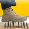 Giày Bảo Hộ Nam Cổ Cao Chống Đinh Cách Điện Leo Núi Khaki - Giá 259.000₫ 2
