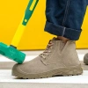 Giày Bảo Hộ Nam Cổ Cao Chống Đinh Cách Điện Leo Núi Khaki - Giá 259.000₫ 3