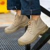 Giày Bảo Hộ Nam Cổ Cao Chống Đinh Cách Điện Leo Núi Khaki - Giá 259.000₫ 6