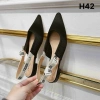 Giày bệt nữ mũi nhọn hở gót D.O 2.021 - búp bê vải gân đen Hàn Quốc, 209.000 VND 3