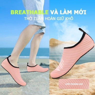 Giày Biển Yoga Lặn – Siêu Nhẹ, Đế Cao Su Chống Trơn, Thoát Nước Nhanh 79k 8