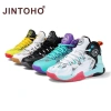 Giày Bóng Rổ Trẻ Em Jintoho - Da Ngoài Trời, Chống Trơn Trượt, Thể Thao Huấn Luyện, Giá Ưu Đãi 296k