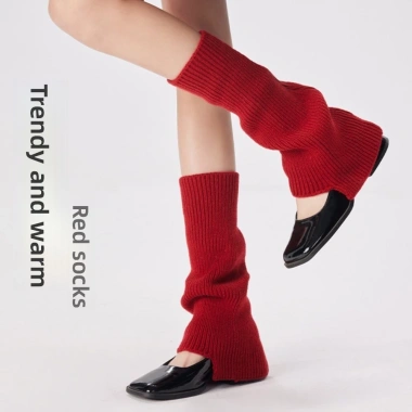 Giày bốt Lolita Radiantsync dệt đan đỏ - 36/38/43cm, Tết Nguyên Đán & cosplay, giảm 22% 3