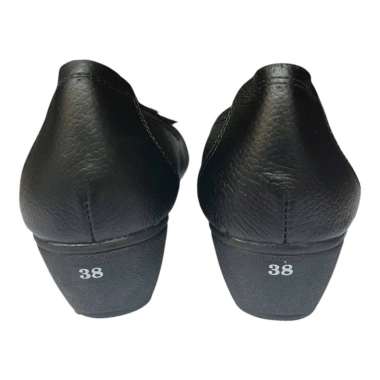 Giày búp bê đế xuồng da thật, cao 4cm - Đồng phục nhà hàng, khách sạn, chỉ 256.000₫ 9
