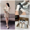 Giày Búp bê đỏ nữ – Đế bệt mũi tròn, đính nơ, sandal thời trang, chỉ 235k 2