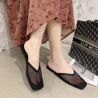 Giày Búp Bê Lưới mũi vuông siêu nhẹ, thời trang - Giá chỉ 57.129₫, giảm tới 22%