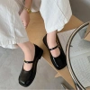 Giày Búp Bê Mary Jane Mũi Vuông Lolita Đế Cao 3cm Siêu Êm Dễ Phối Đồ MJ-26 151k 6