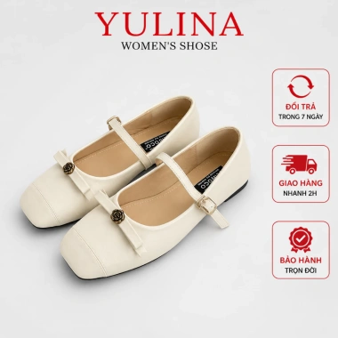 Giày Búp Bê NCSHOES Đế bệt Mũi vuông Quai ngang Thanh lịch Tết 2.026 159.999₫