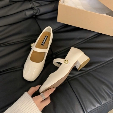 Giày Búp Bê NCSHOES mũi tròn chấm bi đế bệt quai ngang phối nơ xinh HOT TẾT 2.026 giá 144.999₫ 8